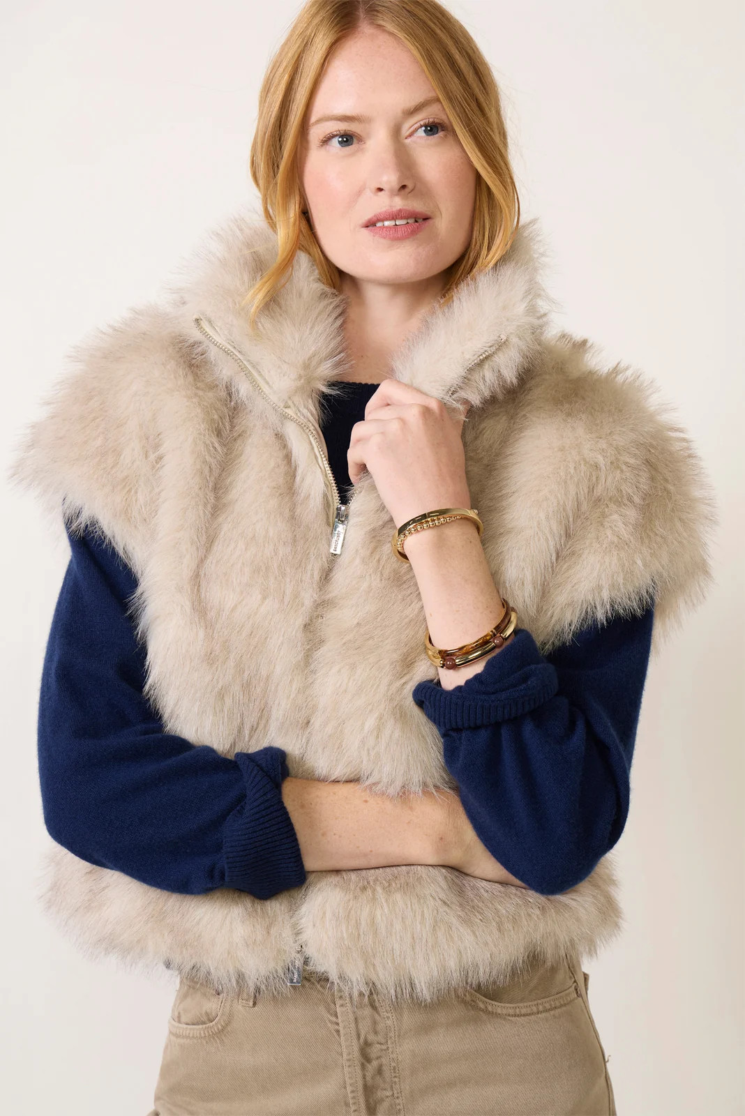 Silky Fur Vest | Evereve