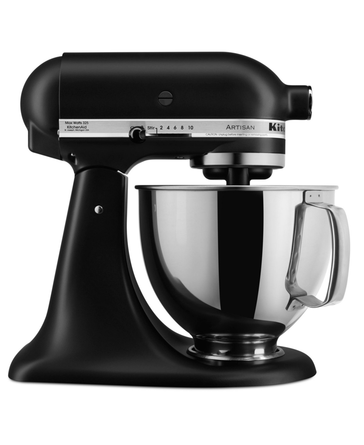 KitchenAid Artisan 5 Qt. Stand Mixer KSM150PS - Matte Black | Macy's
