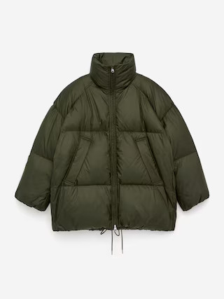 Doudoune Upcycled Down – Vert foncé – Femme – ARKET FR | Arket EU