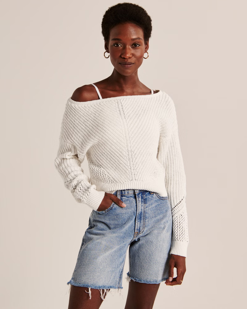 Beachy Boatneck Sweater | Abercrombie & Fitch (US)