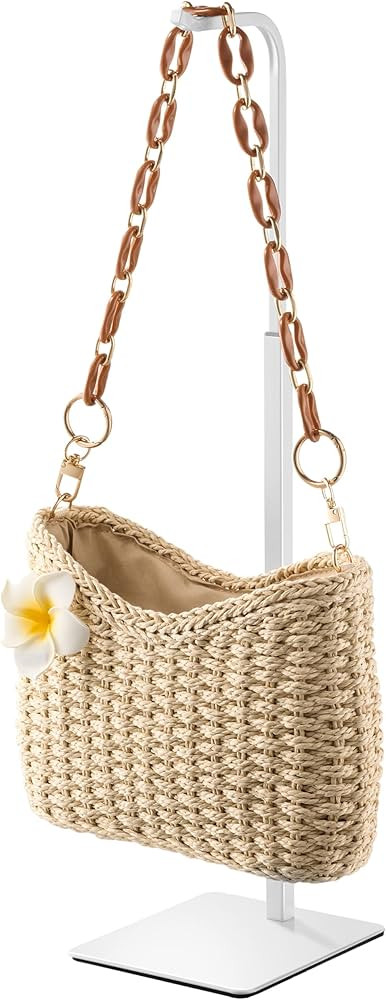 Josmimic Purse Holder Handbag Display Stand: Hanger Rack Showing Bags, Purses, and Wreath, Adjust... | Amazon (US)