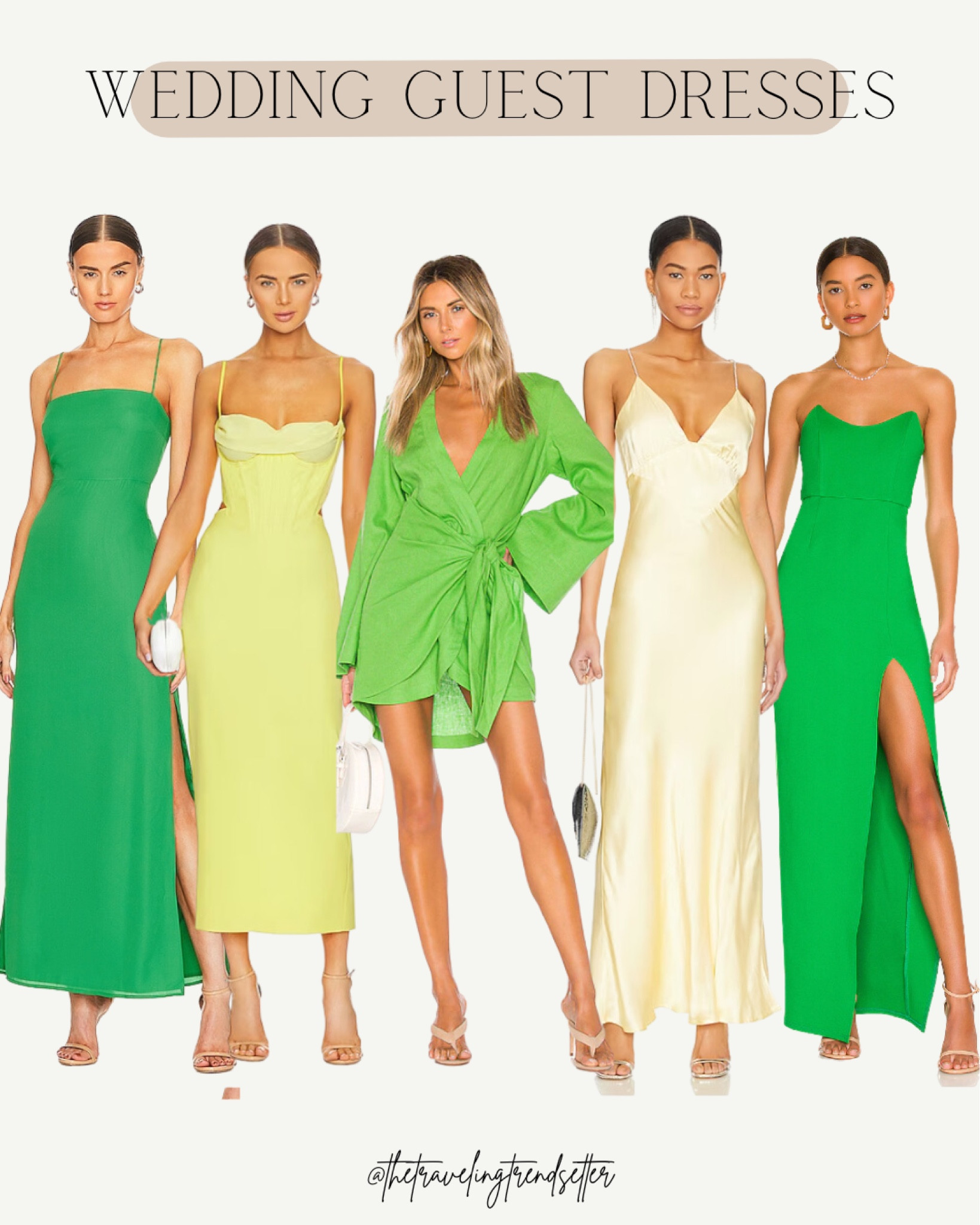 blue dress for baby girl Berylove Women Dark Green Wedding Guest Dress A Line Spaghetti Straps Maxi Prom Dress with Slit, Dark Green / M main image 1