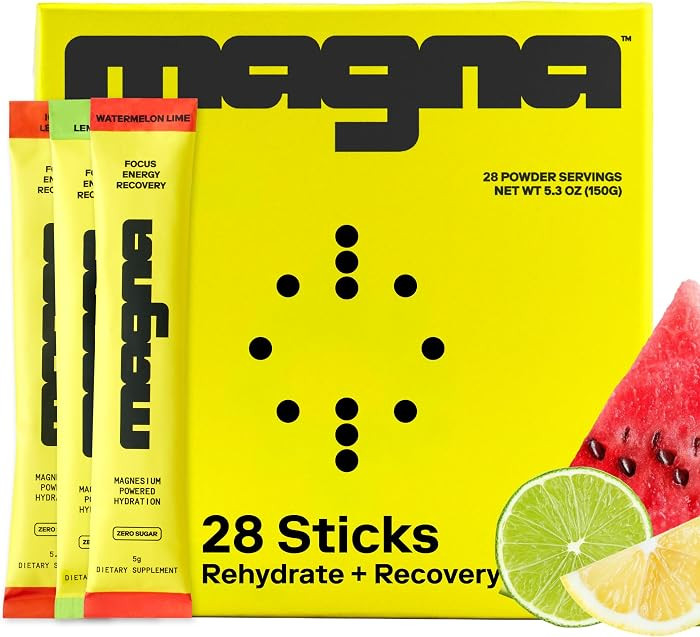 MAGNA Electrolytes Powder Drink Mix for Hydration, Energy & Focus Support (28 Servings, Variety) | Amazon (US)