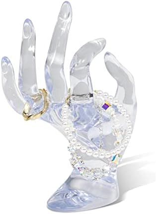 Hand Form Jewelry Display Holder Bracelet Ring Watch Stand Support Holder Stand Bracelet Jewelry ... | Amazon (US)