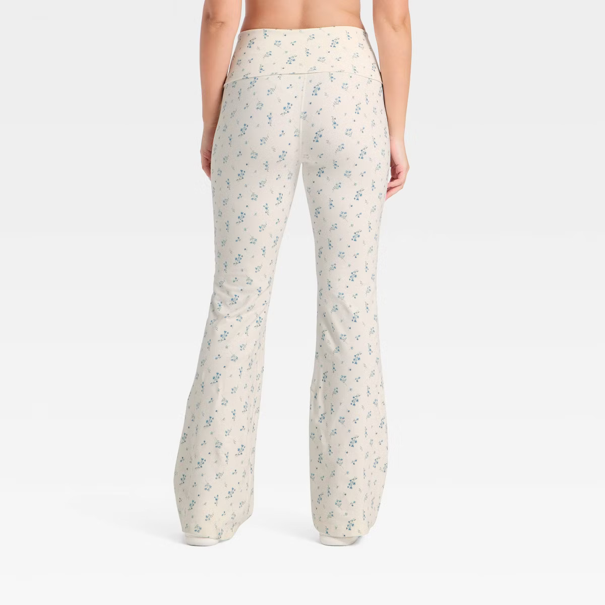 Women's Cotton Balance High-Rise Foldover Flare Leggings - All In Motion™ | Target