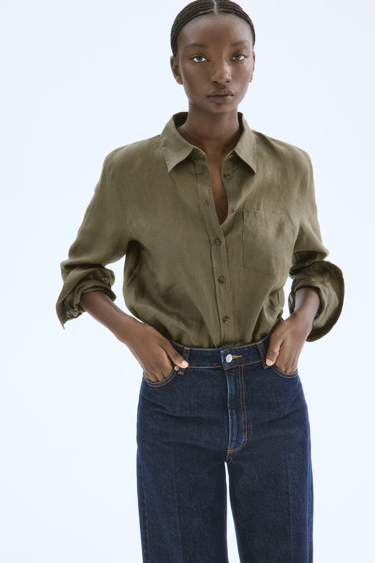 Linen shirt | H&M (UK, MY, IN, SG, PH, TW, HK)