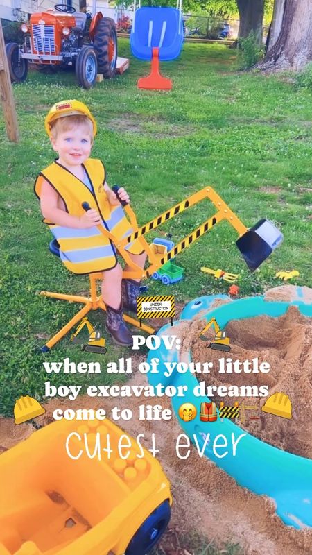 POV: when all of your little boy excavator dreams come to life 🤭🦺🚧🏗️ #corememory #littleboydreams #excavatorlife #excavatorobsessed #boymamalifeisthebestlife 

Judson’s “RaRa & Papa Jack” gave him this construction excavator for his birthday party present… and let’s just say, it has been a HIT with our construction and excavator-loving (almost) three-year-old little boy!!! 🏗️🫶🏽😂 Him in his “hard hat” and “working man vest” (what he calls it) is the cutest thing ever haha and I don’t think I’ll ever recover!!! 🤭🦺🥰🚧💛🏗️ #corememory #childhoodfun #cutenessoverload #excavatorlove #boymamalife 

#LTKkids #LTKfamily #LTKhome
