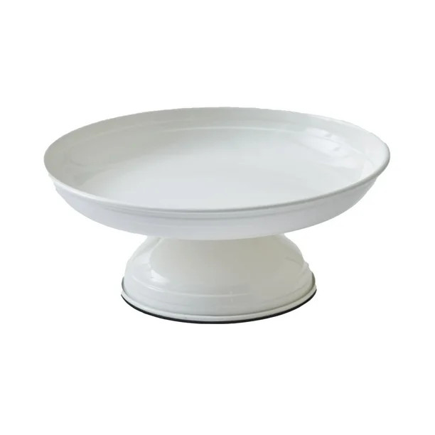 Better Homes & Gardens Iron Pedestal Cake Stand, Vanilla | Walmart (US)