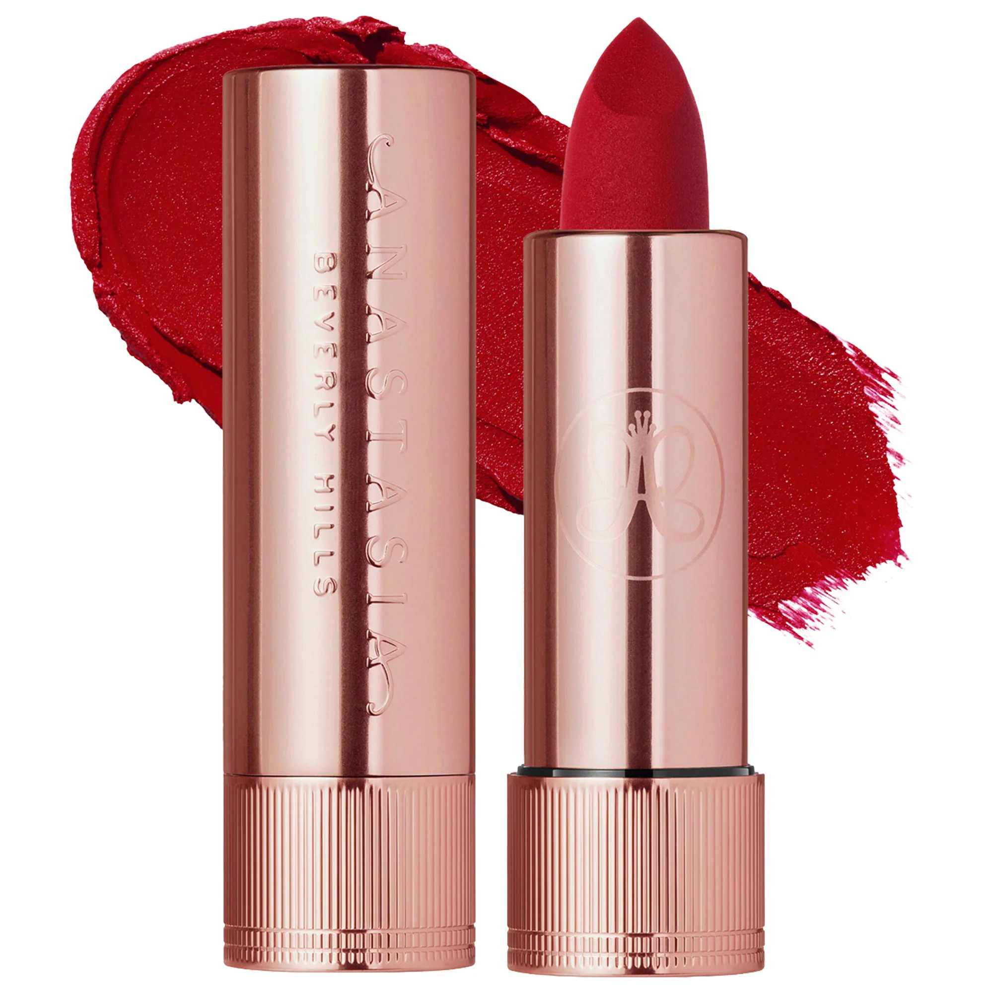 Anastasia Beverly Hills Full-Pigment Matte & Satin Velvet Lipstick Royal Red 0.10 oz/3 g | Sephora (US)