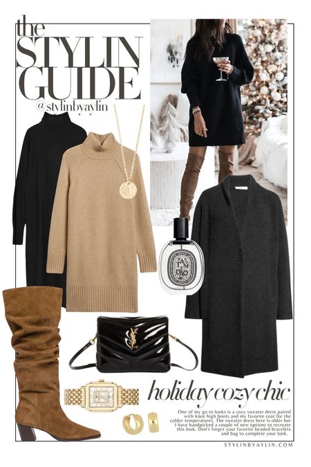 THE STYLIN GUIDE- Holiday edition, sweater dress, accessories, StylinByAylin 

#LTKSeasonal #LTKunder100 #LTKstyletip