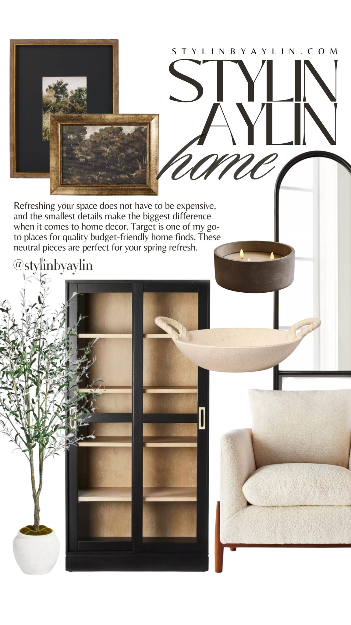 Refreshing your space does not have to be expensive, and the smallest details make the biggest difference when it comes to home decor. Target is one of my go-to places for quality budget-friendly home finds. These neutral pieces are perfect for your spring refresh.

#LTKFindsUnder100 #LTKStyleTip #LTKHome