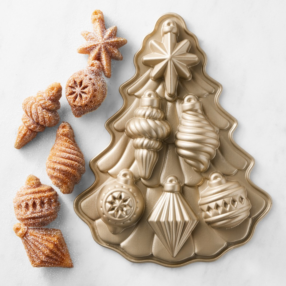 Nordic Ware Nonstick Cast Aluminum Ornament Cakelet Pan | Williams-Sonoma