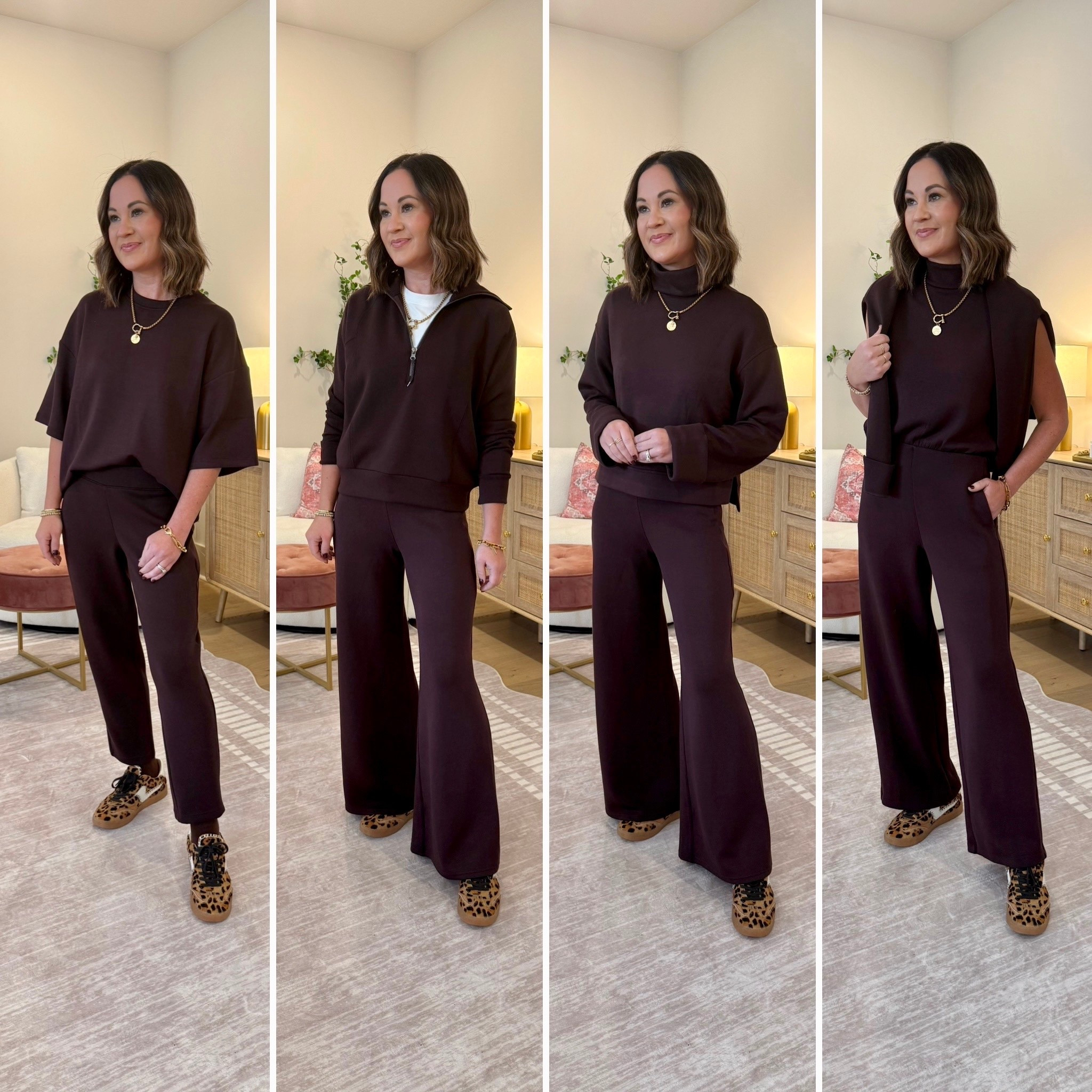 Spanx launched a toffee brown color in their best selling air essentials line! If you haven’t tried it- it’s the only set I travel in!! It’s beyond comfortable - use code BESTYLEDCOXSPANX for 15% off plus free shipping on first time purchases - would make a great gift for the women in your life too! 

#LTKOver40 #LTKGiftGuide #LTKPetite