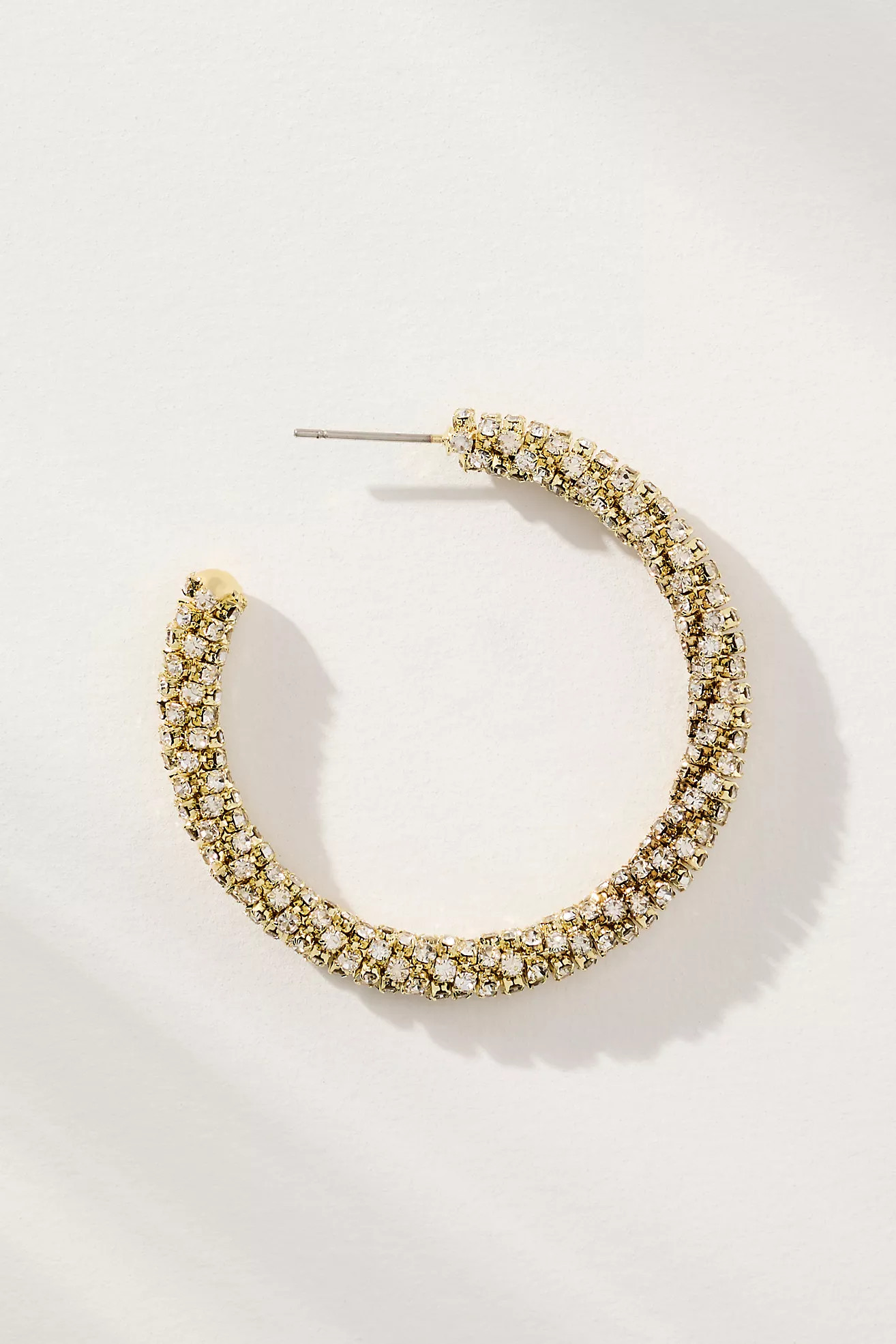 Large Glam Hoop Earrings | Anthropologie (US)