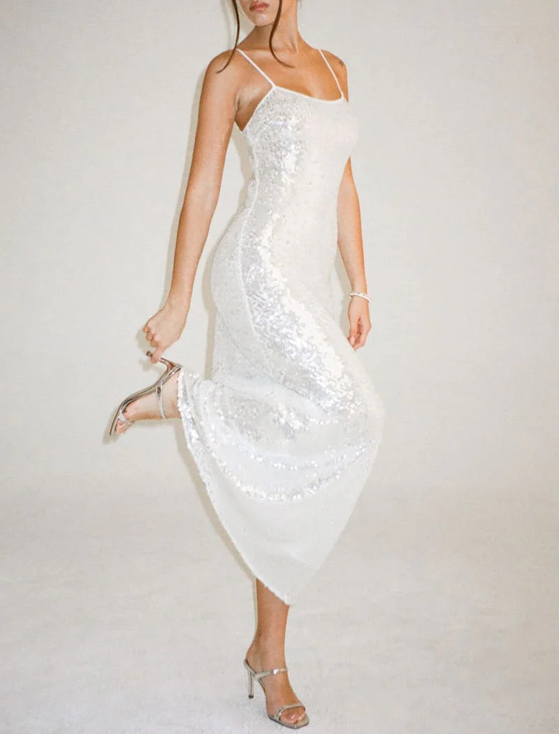 Vintage Slip Maxi Dress | Prosecco | Rumored