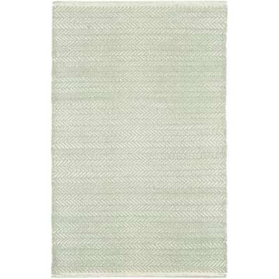 Annie Selke - Dash & Albert Herringbone Ocean Handwoven Cotton Rug, 4x6, Ocean | Target