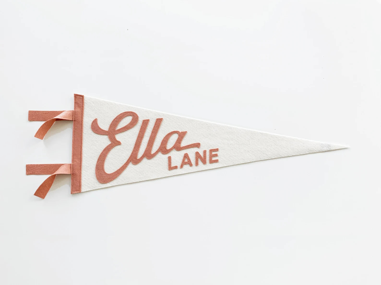 ELLA PENNANT Custom Name Wool Felt Pennant Flag Vintage - Etsy | Etsy (US)