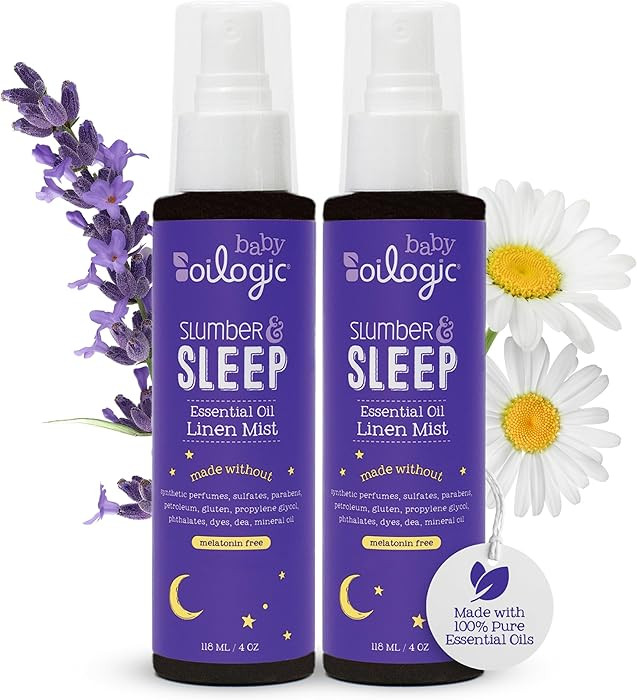 Oilogic Slumber & Sleep Spray for Babies & Toddlers - Aromatherapy Linen Spray with 100% Pure Ess... | Amazon (US)