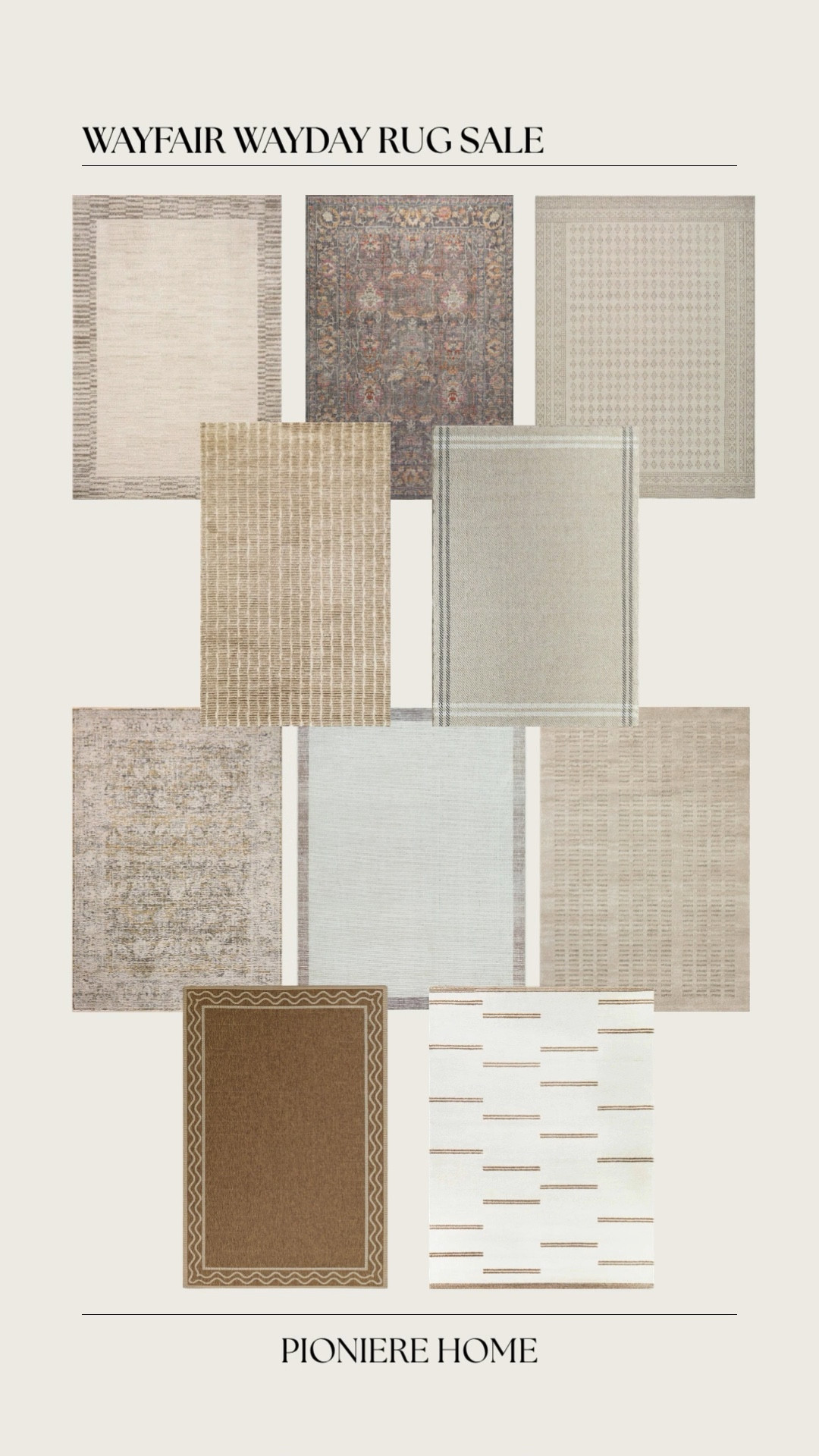 Wayfair Wayday sale. Area rugs on sale, loloi rugs, livabliss rugs, Chris loves Julia x look, Amber ewis x loloi, neutral area rugs, affordable area rugs 

#LTKSaleAlert #LTKSeasonal #LTKHome