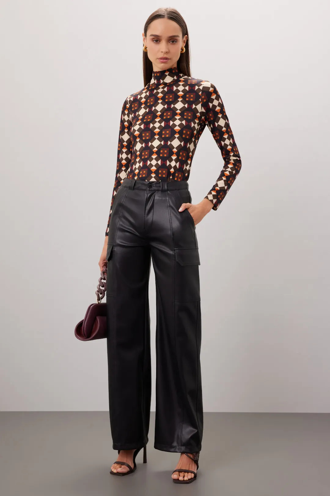 Mock Neck Top | Rent the Runway
