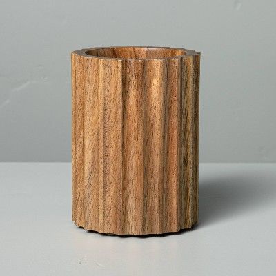 Acacia Wood Bath Tumbler - Hearth & Hand™ with Magnolia | Target