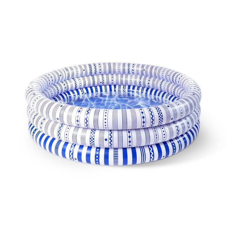 MINNIDIP Exclusive Resort Collection Inflatable Pool - Nautical Striped | Target