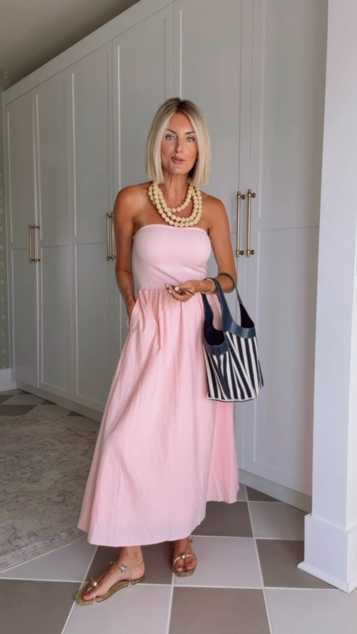 Just a simple solid color dress, but I added some fun accessories to the look! That's such a great thing about wearing a simple piece is you can really add so many different accessories to the look! Wearing S! Loverly Grey, Amazon, resort wear, vacation looks, summer dress, beach outfit, maxi dress

#LTKootd #LTKSeasonal #LTKTravel