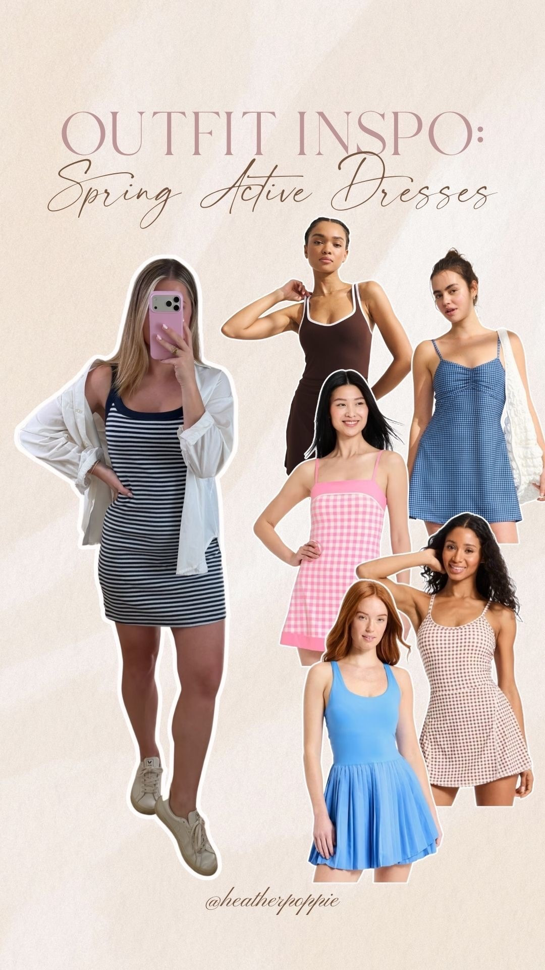 Spring active dresses for farmers markets, walks, pilates, or running errands! 

#LTKootd #LTKActive #LTKgrwm