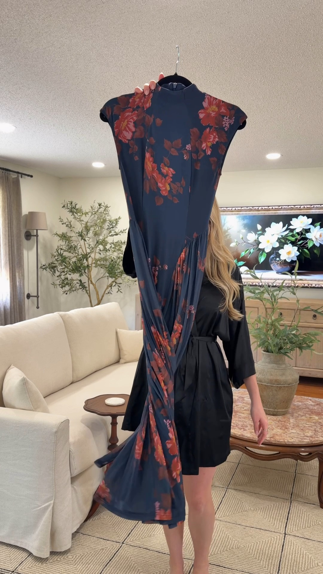 Special occasions/wedding guest dress from Amazon. Perfect floral dress for late summer/fall!