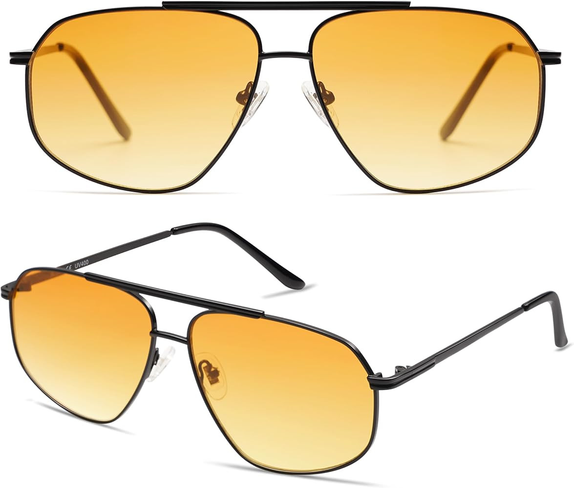 SOJOS Retro Hexagon Aviator Sunglasses for Women Men Trendy Vintage UV400 Protection Shades SJ120... | Amazon (CA)