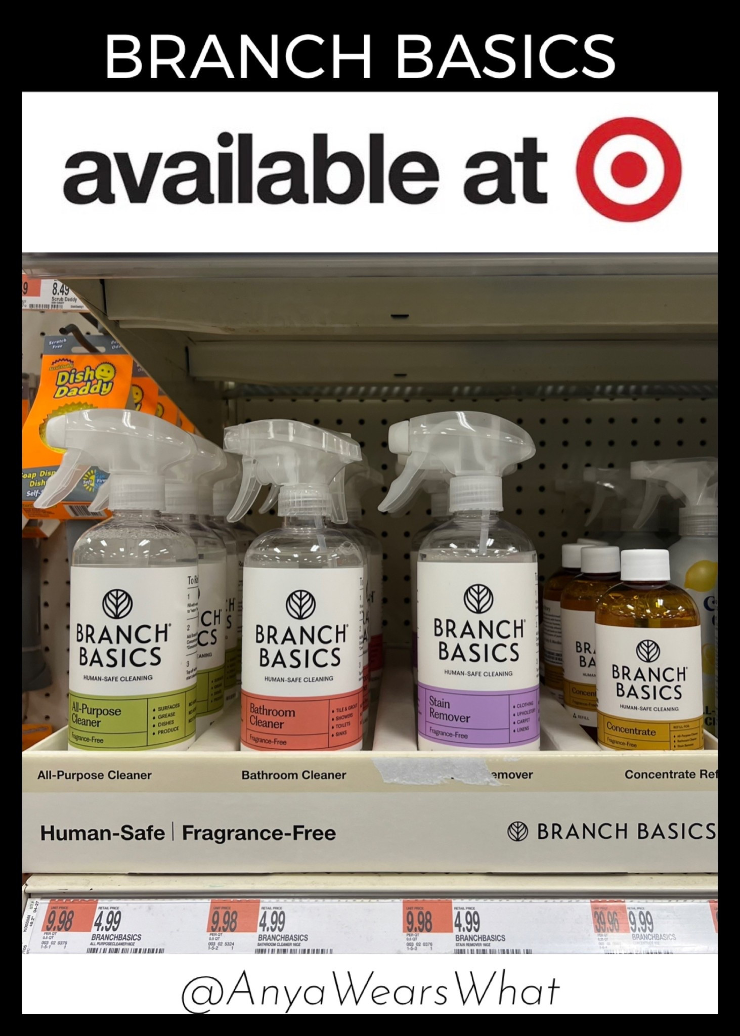 BRANCH BASICS is now available at Target! 🎯 
Simplify your cleaning routine with sustainable, human-safe products!
Branch Basics Concentrate is your all-in-one solution for a healthier, cleaner home. Made from plant and mineral-based ingredients, this concentrated product replaces virtually every cleaner in your home. I love it and use it everyday! 😍

#clean #organic #housecleaning #cleaningroutine 

#LTKHoliday #LTKFindsUnder100 #LTKFindsUnder50

#LTKHome #LTKmorningroutine #LTKSeasonal