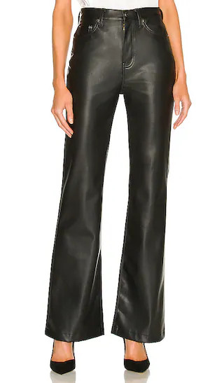 Stevie High Rise Wide Leg in Slate Black | Revolve Clothing (Global)