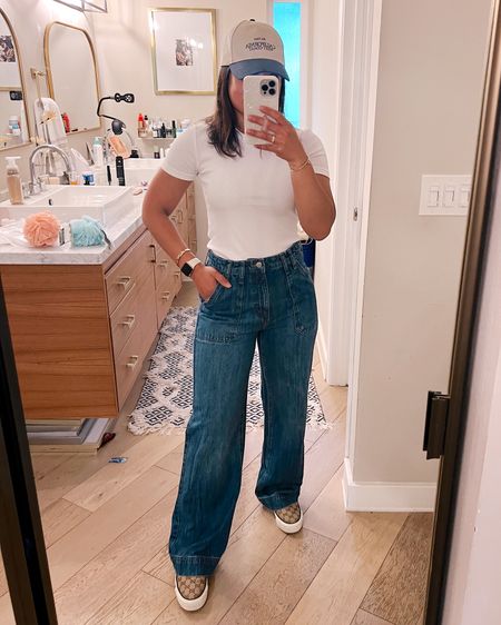 High rise wide leg jeans are on sale this week for target circle days! I love these, so comfortable, trendy and versatile! I’m wearing a size 2


#LTKSeasonal #LTKsalealert #LTKfindsunder50