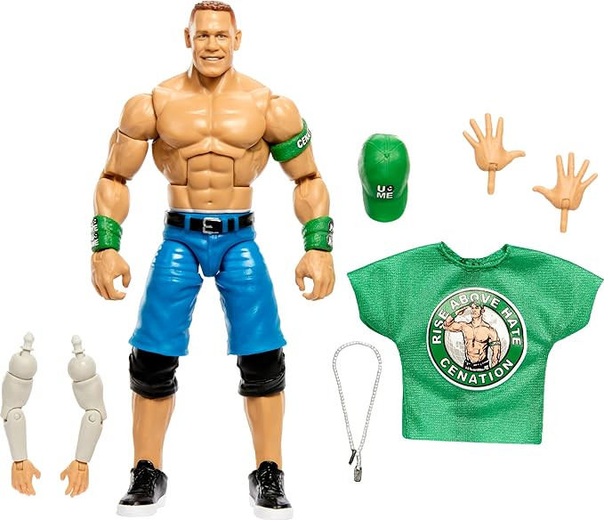 Mattel WWE Elite Collection WrestleMania Action Figure Set, John Cena Collectible with Accessory ... | Amazon (US)