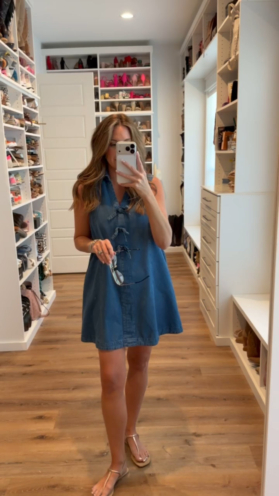 Spring dresses that look designer but are all Amazon 🌸 These feel very Tuckernuck-inspired — elevated silhouettes, great fabrics, and easy pieces for spring events, showers, and dinners. Chic, flattering, and way too good to pass up. In a small denim dress, sandals and accessories - fits tts.

#LTKSeasonal #LTKgrwm #LTKootd