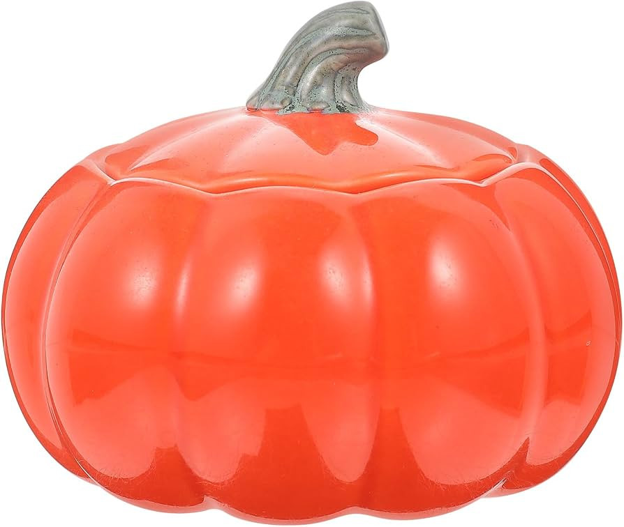 Cabilock Tea Canister Ceramic Tin Halloween Pumpkin Decorative Coffee Canister Storage Container ... | Amazon (UK)