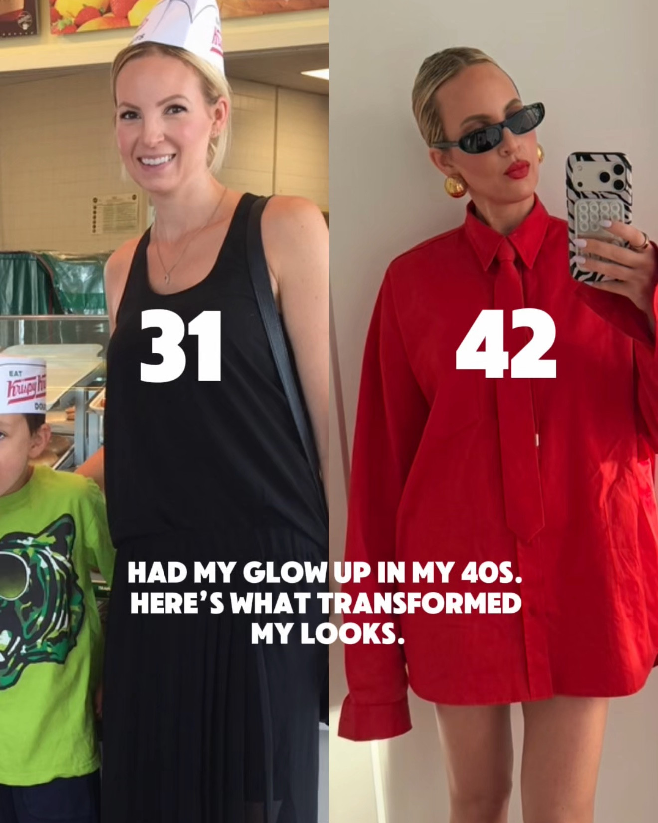 42 and spent a decade figuring out how to actually look better as i age. here’s everything that I did 👇 
1.the haircut — i had long hair for years and thought it was making me look younger. it was doing the opposite.
2.melasma — if you’re struggling with this, you must try the Obagi Nu-Derm Clear. I can’t link it because you need a script for it. Mix it with your tretinoin! I will link the one that is not a strong and you don’t need a script for, but it will take longer to work. Also keeping the sun off my face is key.
3.lip lift — the lip lift shortened my philtrum and made my face more feminine looking
4.jeans — I could easily throw away all my other jeans and just keep this pair. These jeans have transformed my wardrobe
5.teeth bonding — small chips and uneven edges that i’d lived with forever. fixing them made me actually want to smile in photos.
6.Teeth bleaching — my teeth have never looked so white
7.skincare — the shift for me was focusing on barrier protection first, then layering in microneedling and growth factors. Linked the products I use religiously. Let me know if you want me to mention what lasers and treatments I get. ￼
8.makeup —  started focusing more on a classic look rather than a trendy look. All my go-to products are linked.
9.workouts — running kept me small but soft. lifting actually changed my shape in a way cardio never did. i’ve never felt more confident in my body.
10.style — stopped second guessing every bold choice and started wearing exactly what i want. Linked my favorite bold pieces. 

#LTKBeauty #LTKOver40 #LTKstorytime