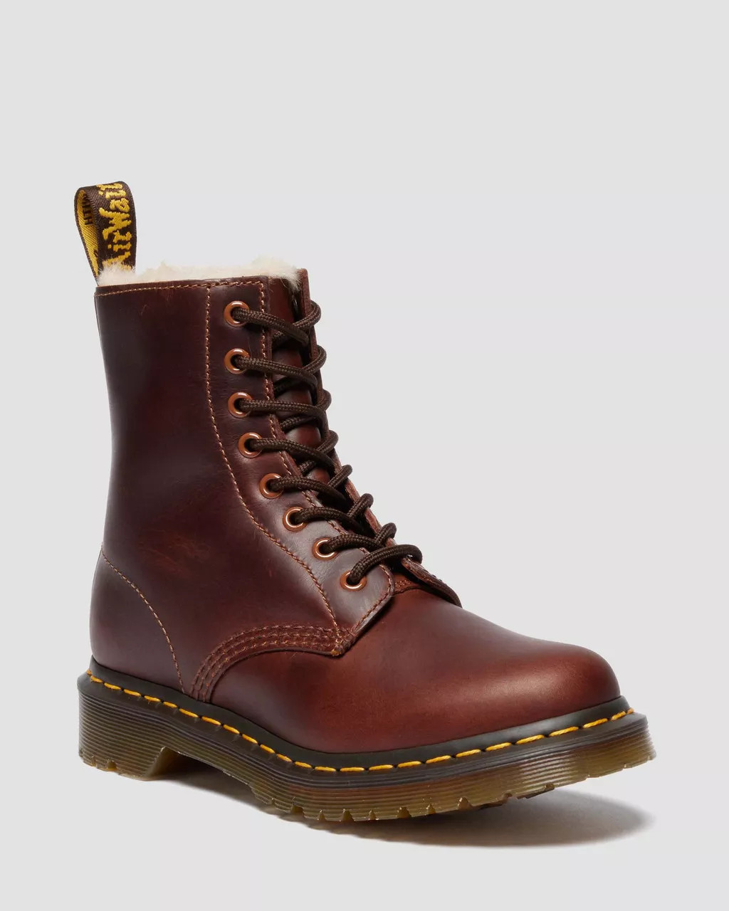 1460 Women's Faux Fur Lined Lace Up Boots | Dr. Martens