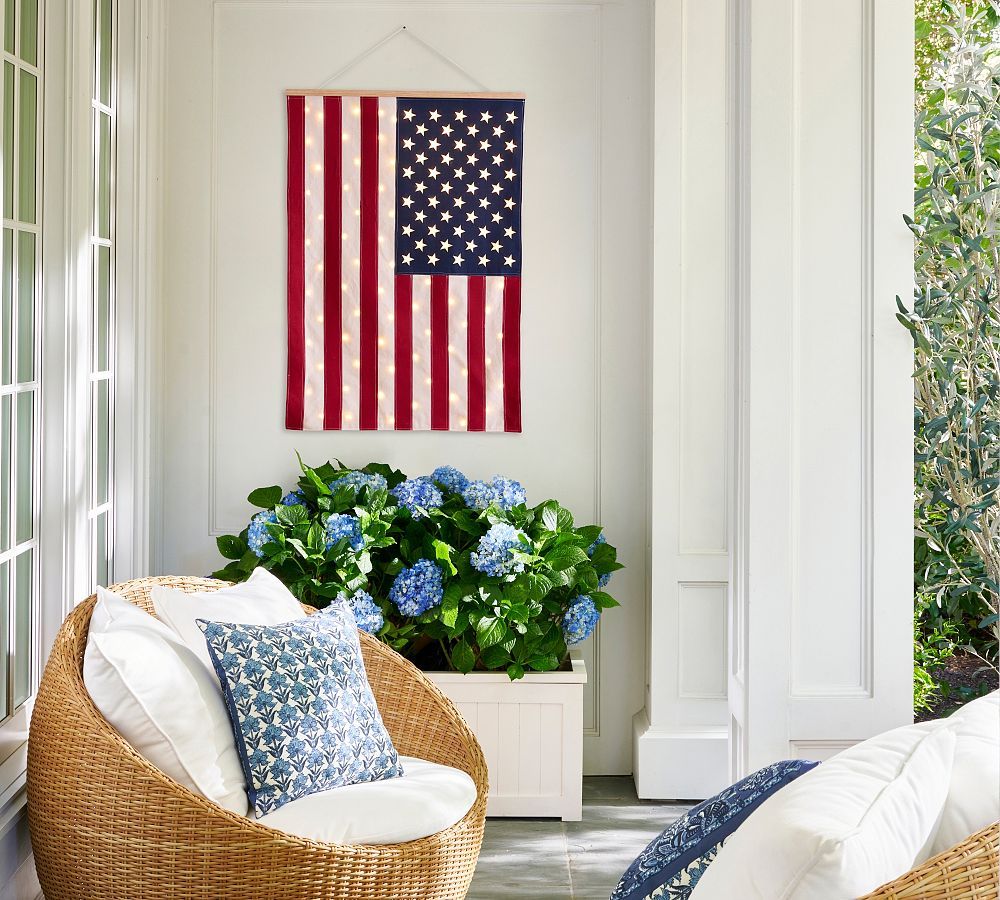 Lit Patriotic Banner | Pottery Barn (US)