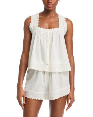 THE GREAT. The Eyelet Sleep Tank | Bloomingdale's Women | Bloomingdale's (US)