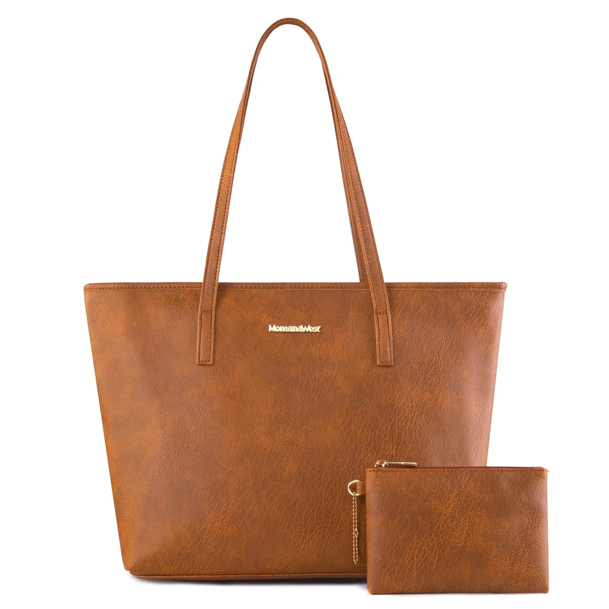 Montana West Tote Bags Vegan Leather Purses and Handbags for Women Top Handle Ladies Shoulder Bags | Walmart (US)