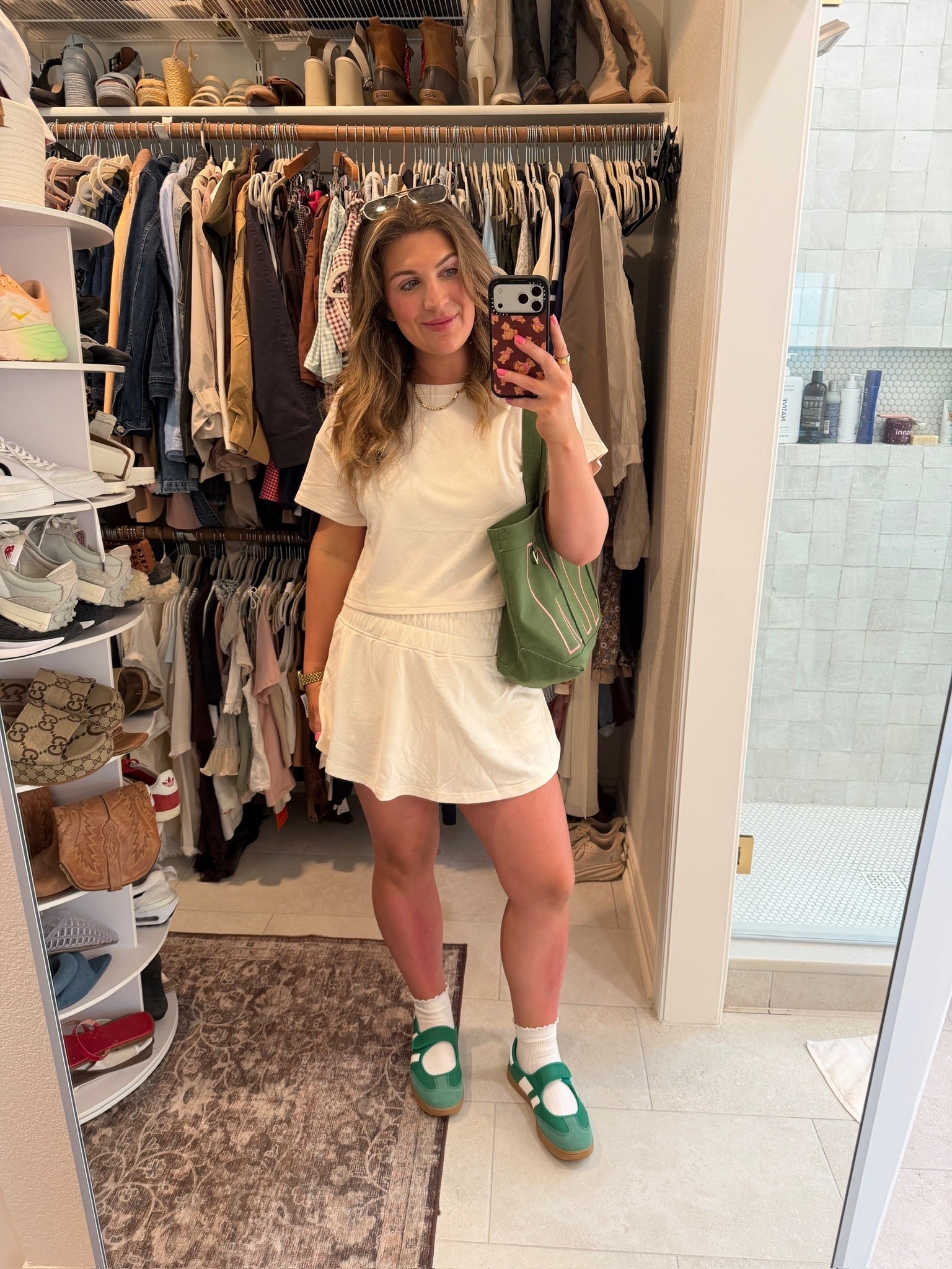 Matching sets are the best for busy days!! This full look is basically all Amazon + accessories from Bauble Bar!! 

amazon fashion, casual outfit, amazon style, everyday outfit, neutral outfit, effortless style, casual chic, amazon finds, daily look, comfy outfit, easy fashion, weekend outfit, amazon ootd
