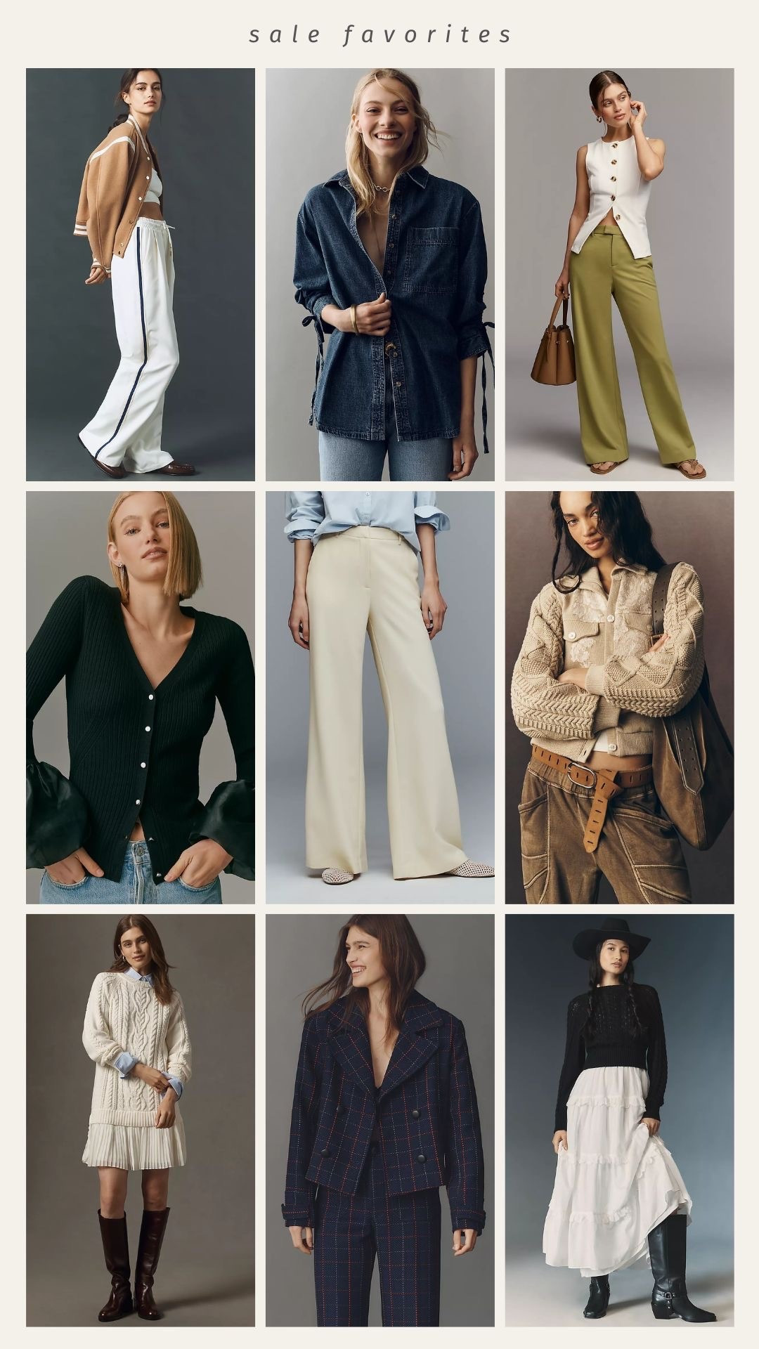 •sale favorites•

anthropologie has a stacked sale section at the moment. there are definitely a few pieces i’ll be adding to my closet. and it’s an extra 40% off! 

#LTKootd #LTKWorkwear #LTKSaleAlert