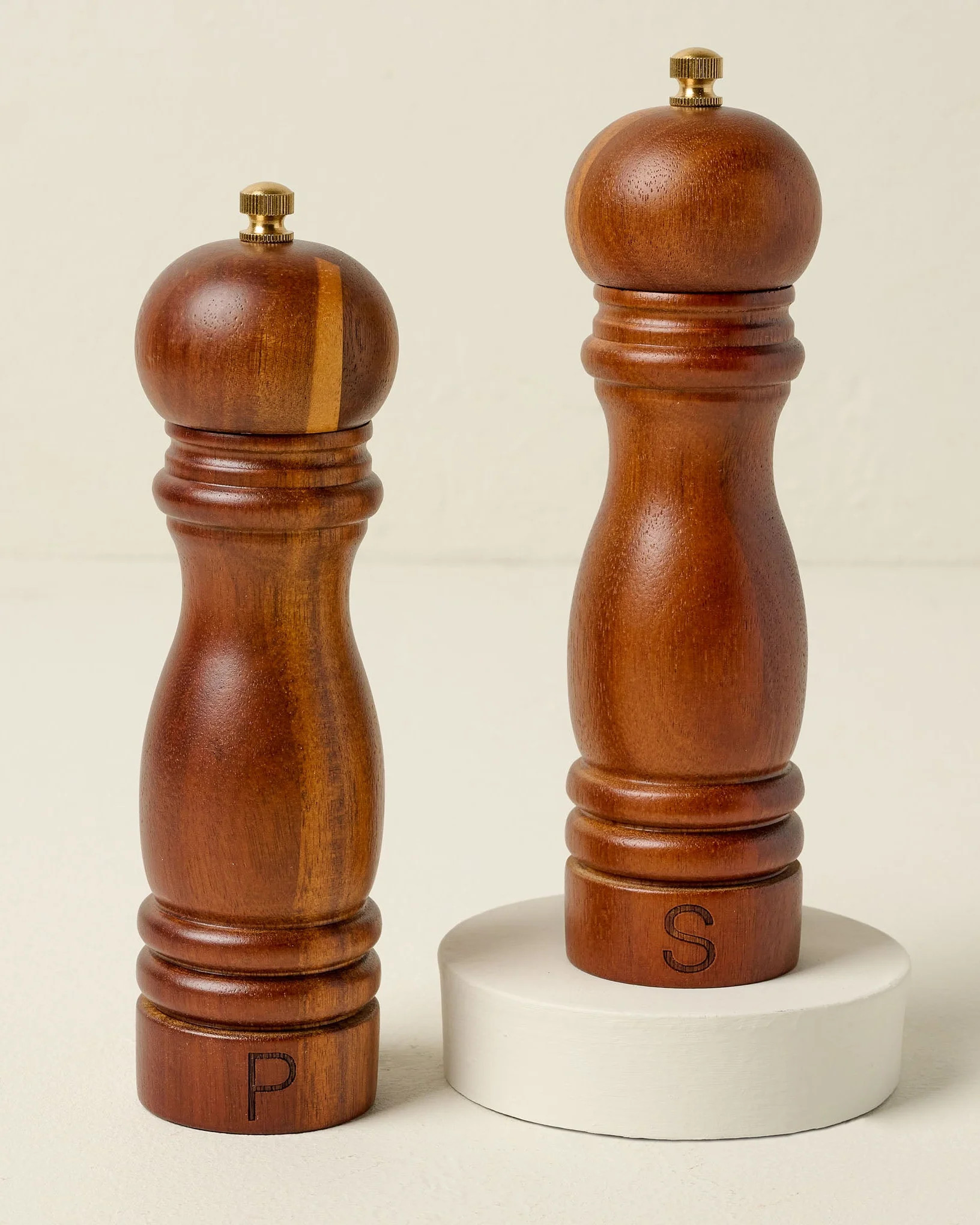 Wood Salt & Pepper Grinder Set | Magnolia