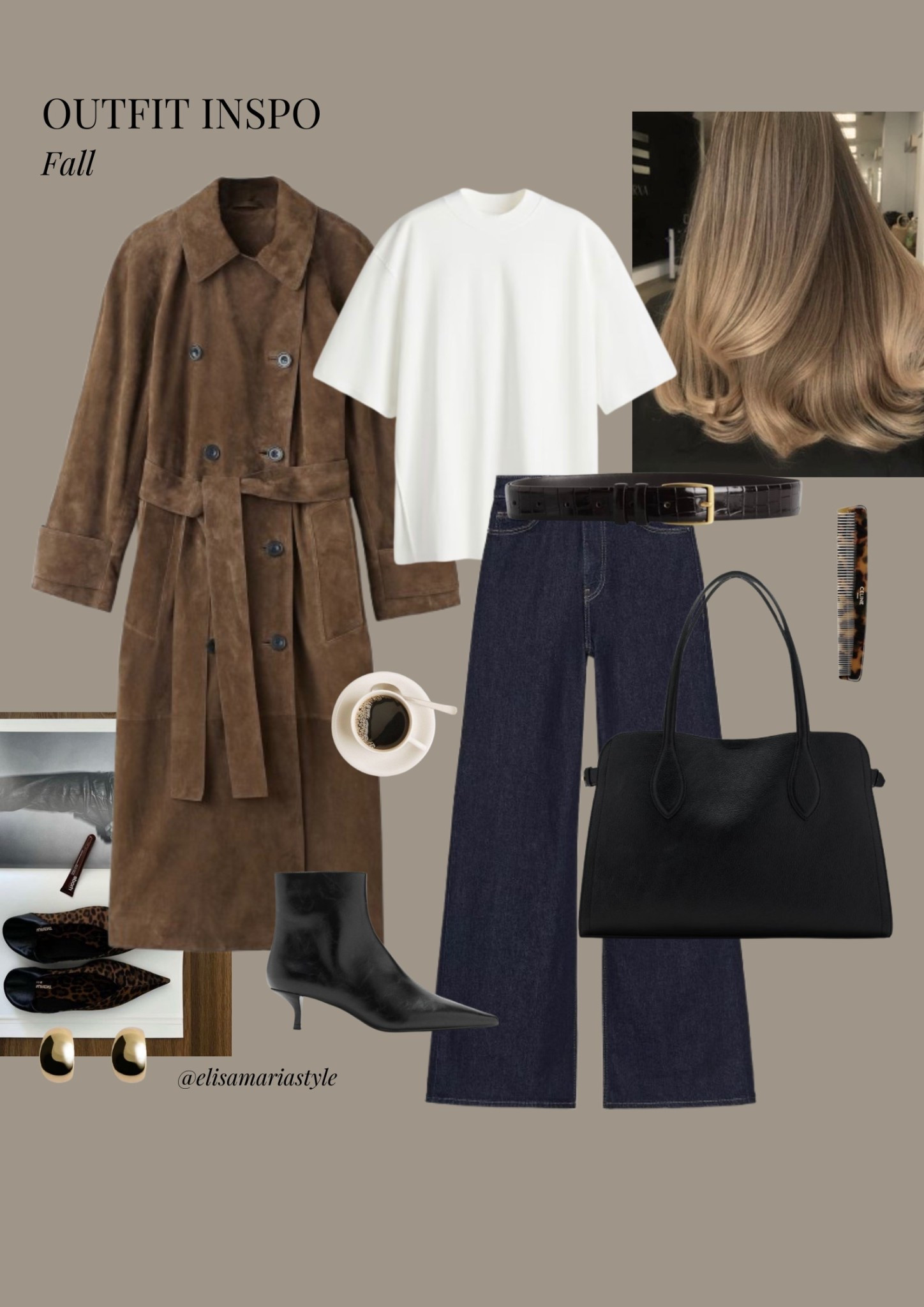Suede coat outfit idea for fall 🤎

#LTKstyletip #LTKautumn #LTKworkwear