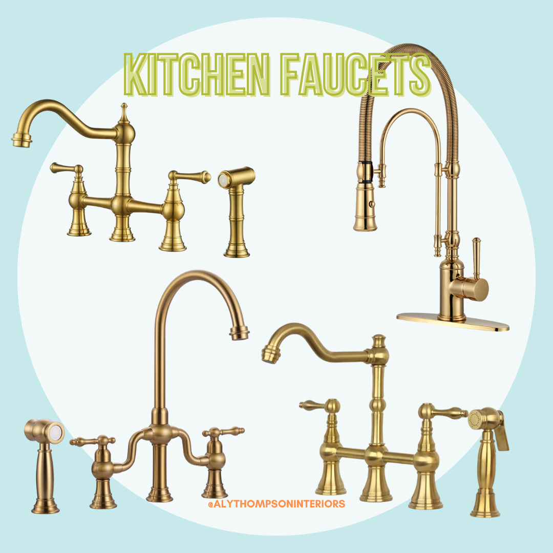 Brass Kitchen Faucet | Kitchen Renovation | Kitchen Sink | Kitchen Faucets | Gold Faucets | Brass Faucets 

 #LTKHome #LTKSaleAlert #LTKFindsUnder100
