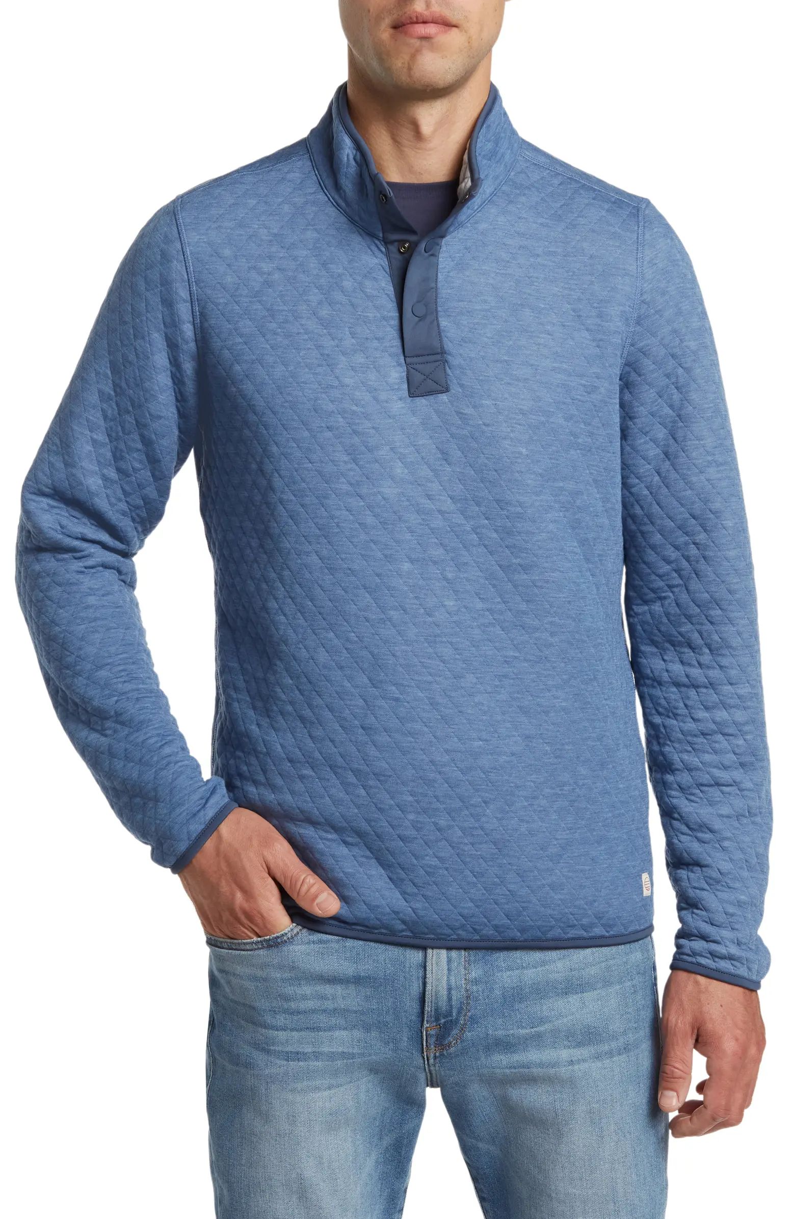 Corbet Quilt Jacquard Reversible Pullover | Nordstrom