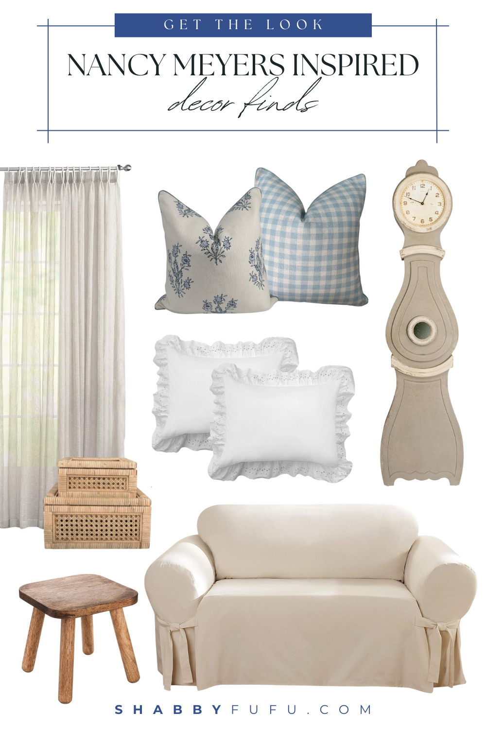 Bring effortless elegance to your living space with these Amazon Nancy Meyers-inspired pieces– from the slipcovered sofa to the iconic gorgeous clock! 

#NancyMeyers #AmazonDecor #CoastalDecor #AmazonHome #LTKDecor #liketkit #LTKdecor #LTKamazon  

 

#LTKSeasonal #LTKHome #LTKStyleTip