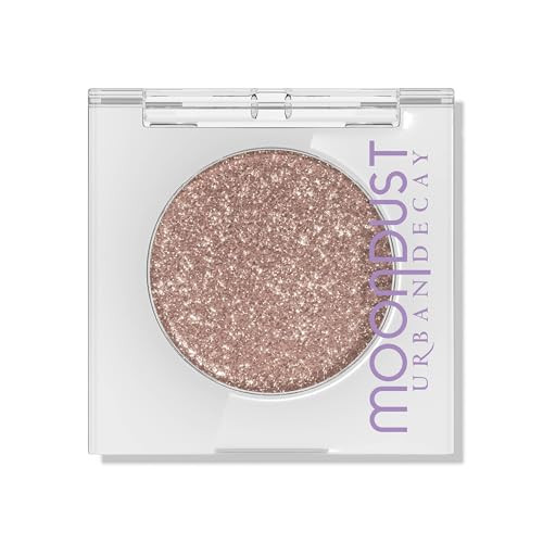 Urban Decay 24/7 Moondust Glitter Eyeshadow Single - Sparkly Eye Glitter Makeup, Long-lasting, Highly Reflective Shimmer, Eye Shadow Topper, Space Cowboy (Champagne Gold Silver Sparkle) - 0.06 oz | Amazon (US)