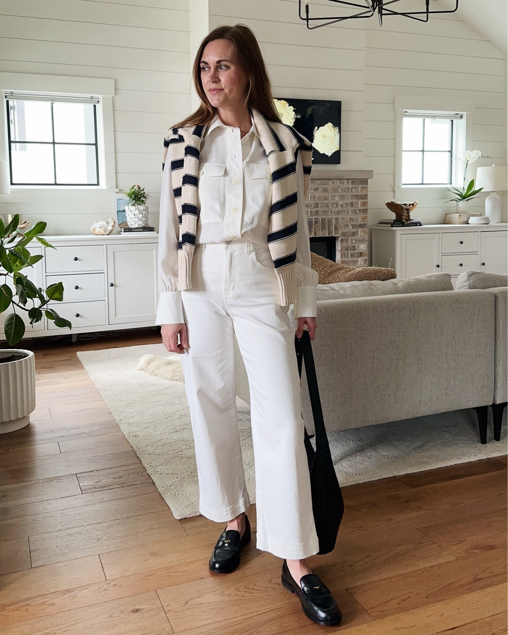 Jeans size 25
Shoes I went down a half size
Striped sweater short sleeve size XS
Striped sweater cardigan size XS
Short sleeve white blouse size small
Long sleeve white blouse size XS
Trench size xxs
All items are #gifted
#ad @madewell #madewell #madewellpartner


#LTKWatchNow #LTKOver40 #LTKSeasonal